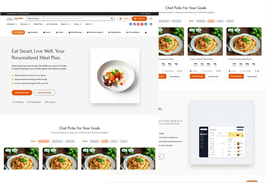 Kulyx nutrition and meal planning – placeholder