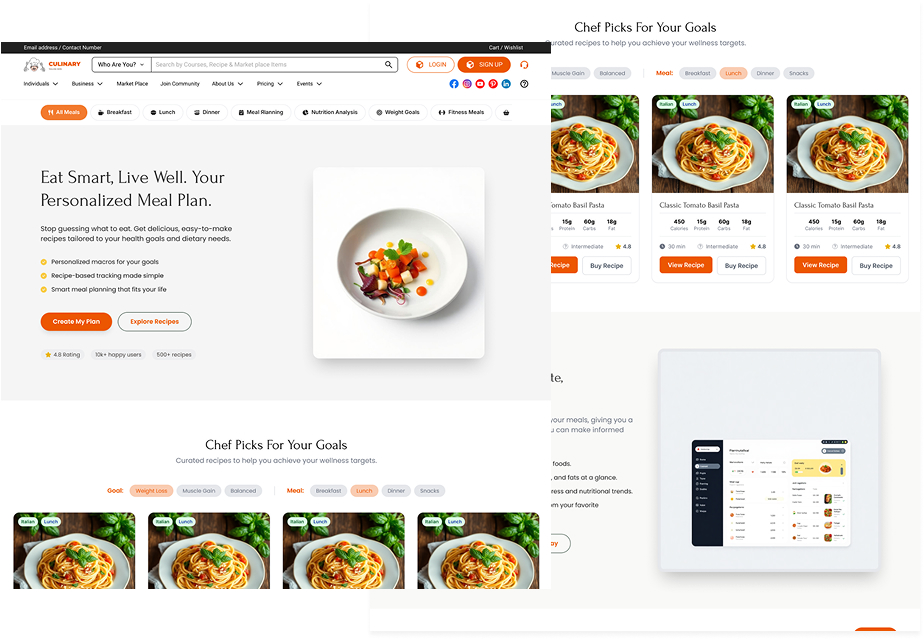 Kulyx nutrition and meal planning – placeholder